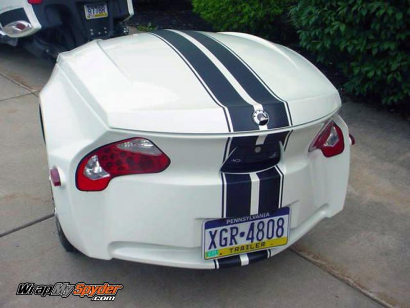 Spyder RT CF RT622 GT Racing Stripe kit