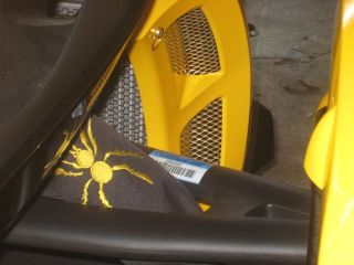 SPYDER Shock Cover w/Yellow Spyder - www.ebay.com