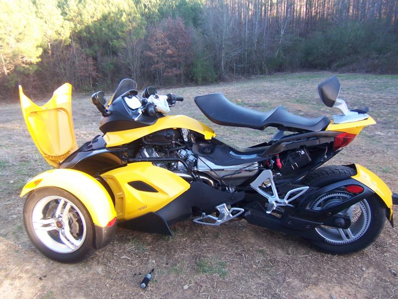spyder taken apart.