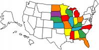 Spyders Visited States Map