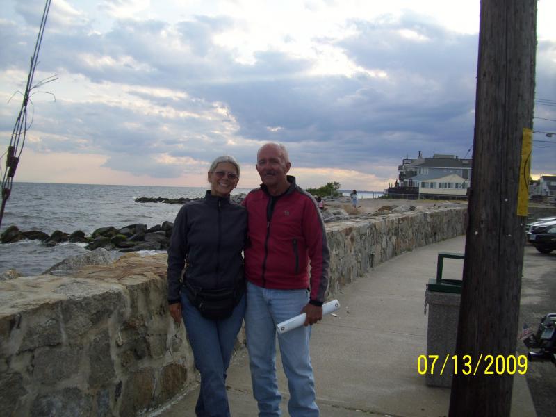 Us at the beach.
