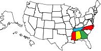 Visited States Map