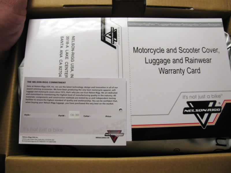 Warranty cards
