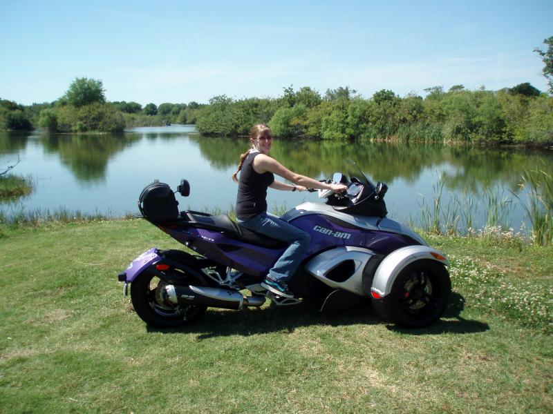 wife on Spyder